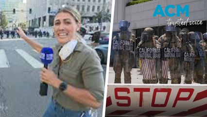 LA Riots: Reporter Hit by LAPD Rubber Bullets During Live Coverage 🎥