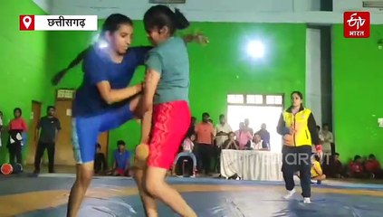 धमतरी में दंगल, प्रदेशभर के पहलवानों ने दिखाए दांवपेंच, विपक्षी को चटाई धूल