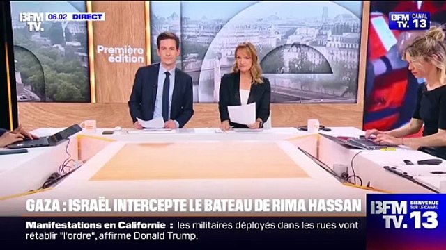 Croisière vers Gaza : Le bateau avec Rima Hassan a été dérouté dans la nuit par les autorités israéliennes et les occupants interpellées pour être renvoyés chez eux