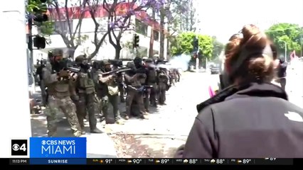 Californie : Nouvelles violences cette nuit dans les rues de Los Angeles alors que la Garde Nationale se déploie à la demande de Donald Trump - Regardez