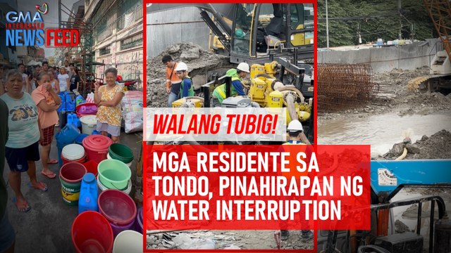 WALANG TUBIG! Mga residente sa Tondo, pinahirapan ng water interruption | GMA Integrated Newsfeed