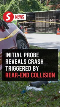 Gerik bus crash: Chartered bus rammed into rear of MPV, says Perak police chief