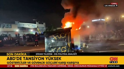 CNN TÜRK Los Angeles'ten aktarıyor | Trump’tan Talimat: Ordu sokakta, gerginlik tırmanıyor!