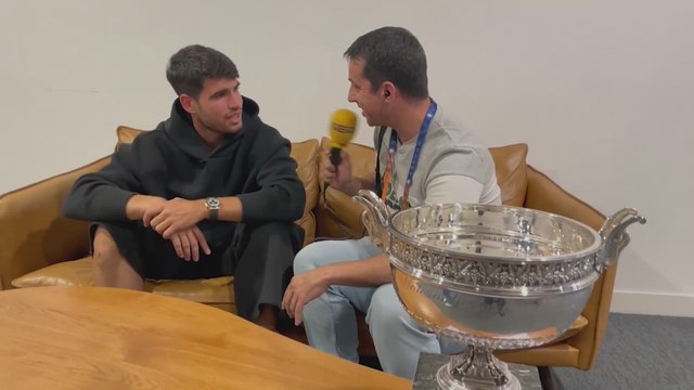 Entrevista Carrusel a Carlos Alcaraz tras ganar su segundo Roland Garros