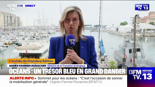 La France est un des pays qui est à la pointe du combat contre la pollution plastique , souligne Agnès Pannier-Runacher