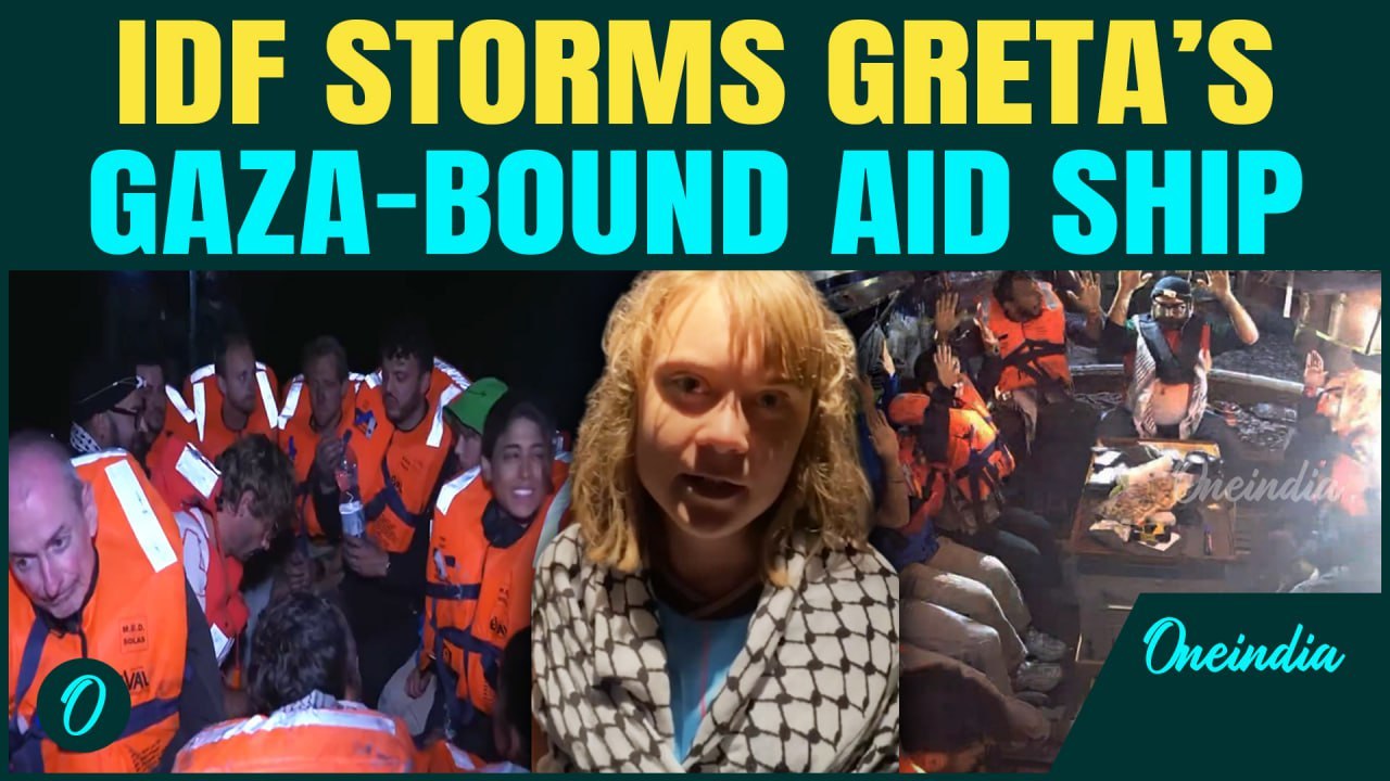 Greta Thunberg DETAINED as Israeli Forces Intercept Gaza-Bound Humanitarian Ship 'Madleen'