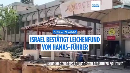 Israel bestätigt die Tötung von Hamas-Chef Mohammed Sinwar