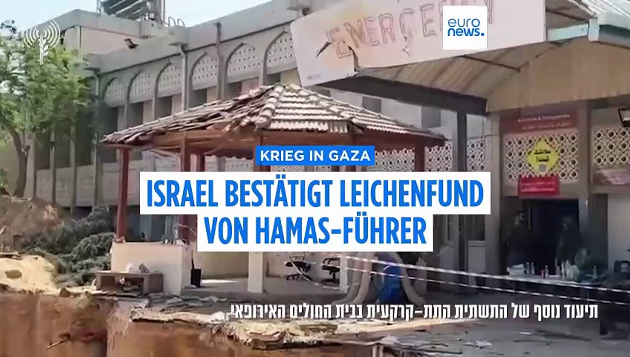Israel bestätigt die Tötung von Hamas-Chef Mohammed Sinwar
