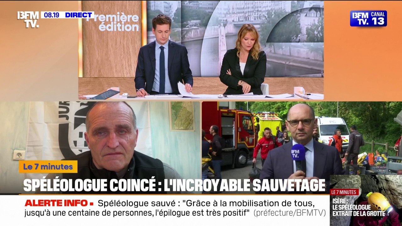7 MINUTES POUR COMPRENDRE - Le dernier spéléologue coincé dans une grotte en Isère a été secouru