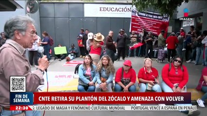 La CNTE declara en receso huelga nacional; aseguran que regresarán con más fuerza