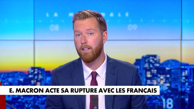 L'édito de Thomas Bonnet : «Emmanuel Macron acte sa rupture avec les Français»