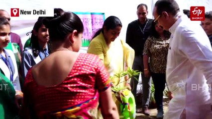 Delhi CM Rekha Gupta Plants 'Sindoor' Sapling At Govt School