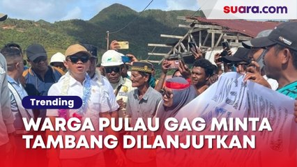 Ditemui Bahlil, Warga Pulau Gag Disebut Minta Tambang Nikel Dilanjutkan: Air Tetap Jernih
