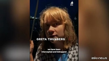 Israele abborda e ferma la Freedom Flottiglia con Greta Thunberg