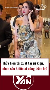 Thuỷ Tiên tái xuất tại sự kiện khiến ai cũng trầm trồ