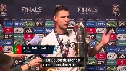 Cristiano Ronaldo : "Je suis plus proche de la fin que du début"