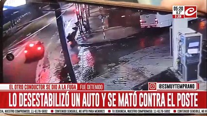 Tremendo: lo chocó, lo mató y se fue a su casa a dormir