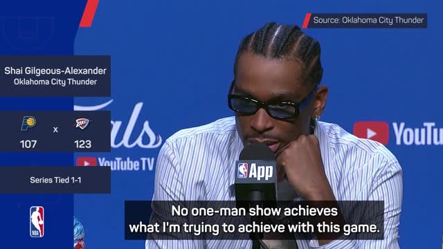 'I would trade the points for two wins' - SGA on his record-breaking Game 2