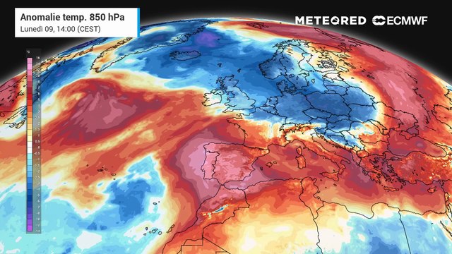 Ondata di calore sull'Europa meridionale