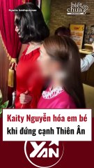Kaity Nguyễn hoá em bé khi đứng cạnh Thiên Ân