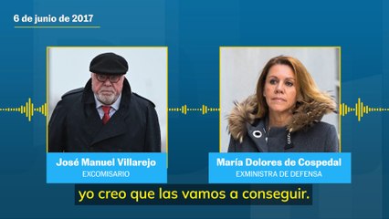Audio entre Villarejo y Cospedal, en 2017: "No esperéis, viene una gorda de los catalanes"