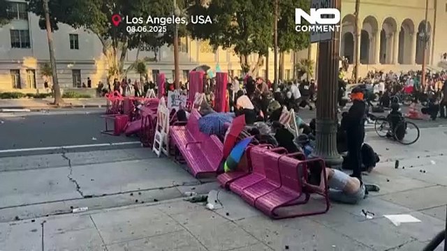 Tensions boil over in California as immigration raids spark unrest