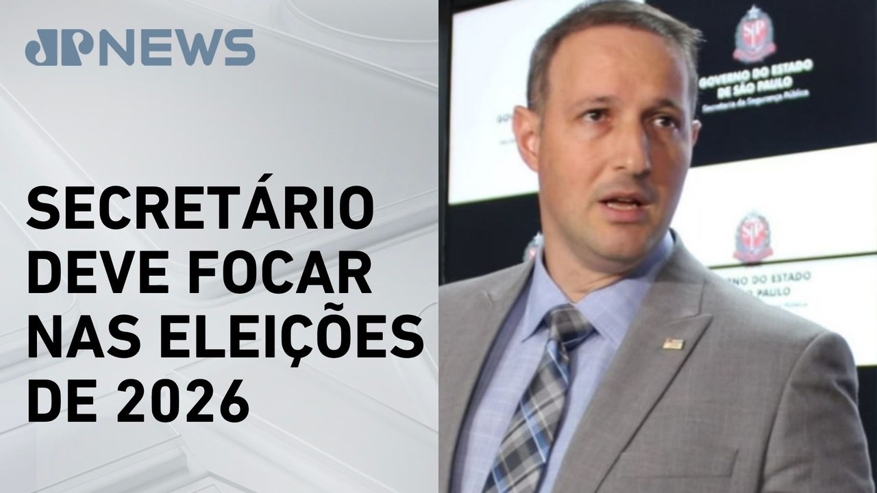 Derrite admite possível saída antecipada do governo Tarcísio