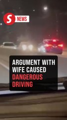 Domestic dispute lead to traffic trouble in Johor