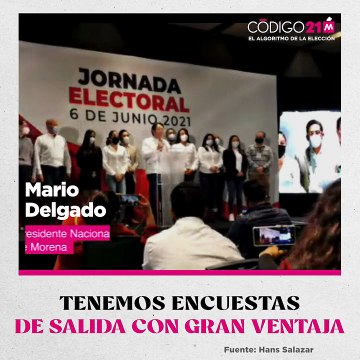 Tenemos encuestas de salida con gran ventaja: Mario Delgado