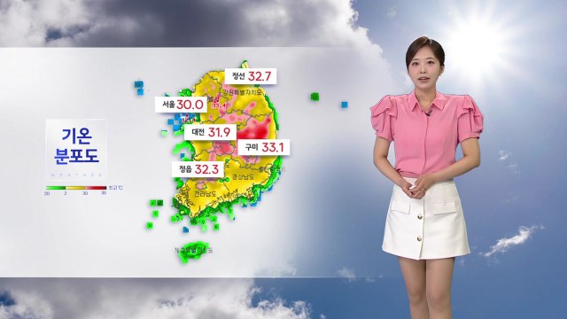 [날씨] 내일도 여름 더위 기승...일부 중북부와 제주도에 비 / YTN