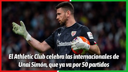 Unai Simón alcanza 50 partidos con España ⚽