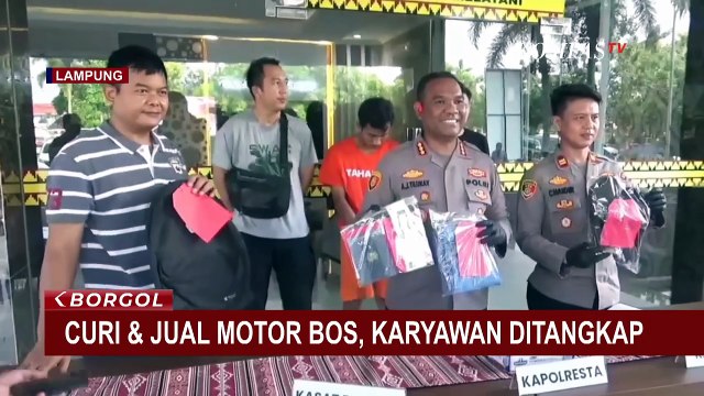 Demi Gaya Hidup, Karyawan di Lampung Nekat Curi dan Jual Motor Milik Bosnya