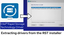 🛠️ How To Extract Intel RST (VMD) Drivers from SetupRST Executable | Fix SSD Not Detected in Windows 11/10 Setup ✔️