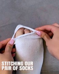 Save your favorite socks from the trash! ✂️🧦