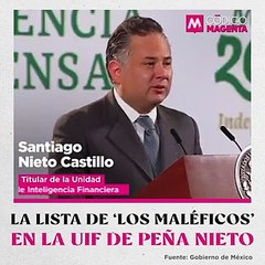 La lista de ‘Los Maléficos’ en la UIF de EPN