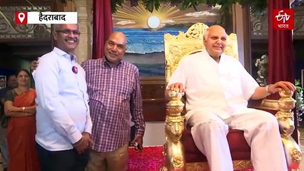 रामोजी राव यांचा आकर्षक पुतळा पाहिला का? फोटो आणि व्हिडिओंवरून बनवली देखणी मूर्ती