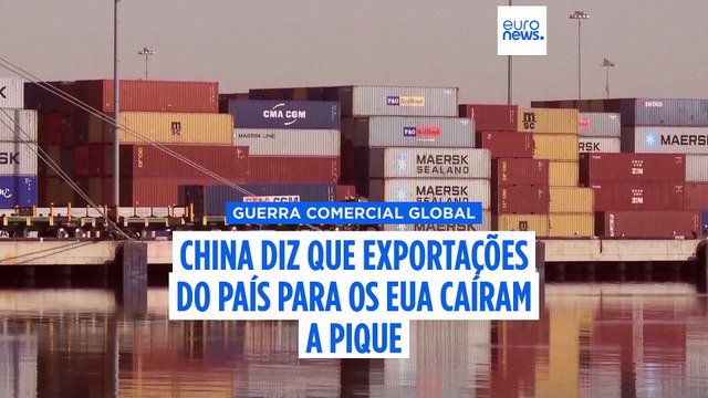 China diz que exportações para os EUA caíram a pique antes das negociações comerciais