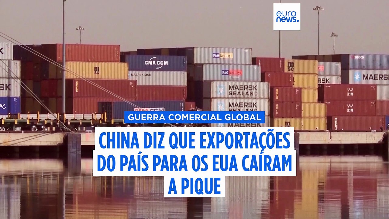 China diz que exportações para os EUA caíram a...