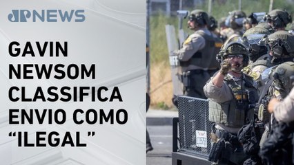 Governador da Califórnia critica envio da Guarda Nacional para Los Angeles