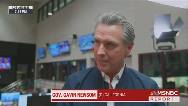California governor Gavin Newsom sends direct message to Donald Trump as violent Los Angeles clashes continue