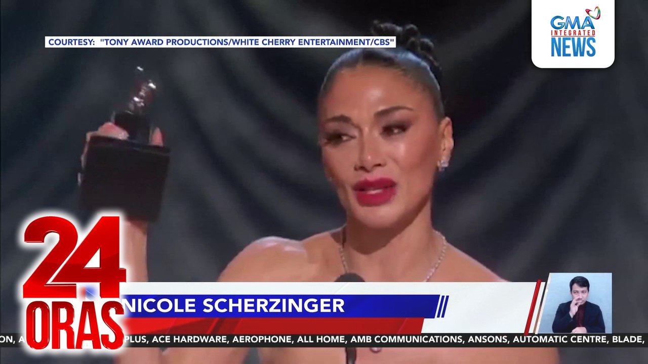 Fil-ams Nicole Scherzinger at Darren Criss, musical Best Actress at Actor sa Tony Awards | 24 Oras