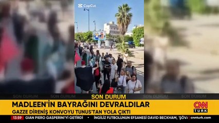 Madleen'in bayrağını devraldılar! Gazze direniş konvoyu Tunus’tan yola çıktı