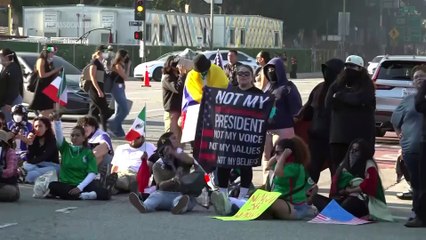 Protests intensify in Los Angeles after Trump deploys hundreds of National Guard troops