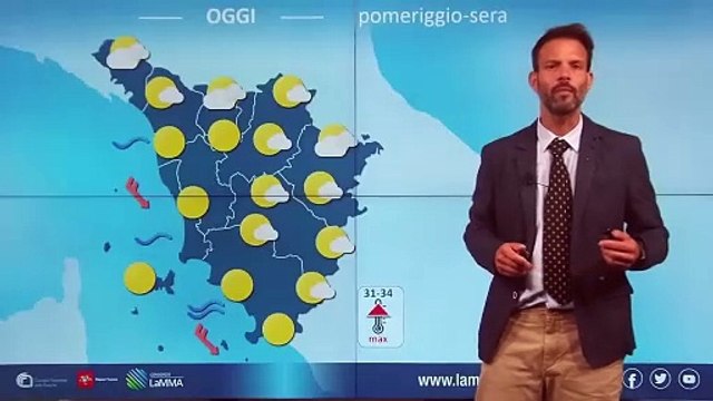 Meteo Toscana, arriva il caldo. Cielo giallastro a causa degli incendi in Canada