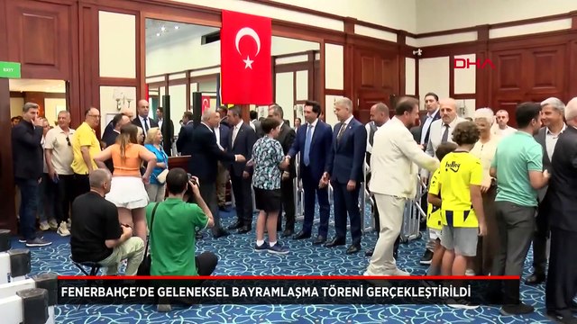 Fenerbahçe'de geleneksel bayramlaşma töreni gerçekleştirildi