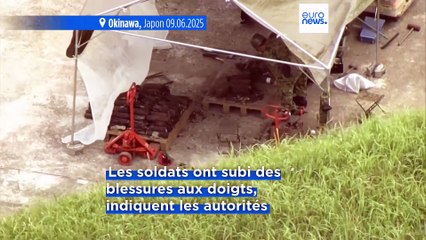 Quatre soldats japonais blessés dans une explosion sur une base américaine à Okinawa