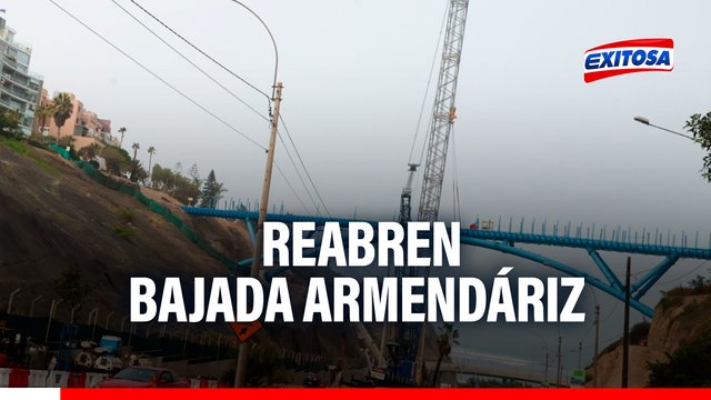 Corredor turístico Miraflores-Barranco: Reabren bajada de Armendáriz tras cierre por obras