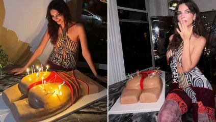 Emily Ratajkowski celebra il suo 34° compleanno con una torta audace 🎂