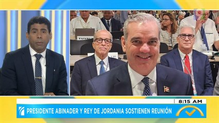 Presidente Abinader y el Rey de Jordania sostienen reunión  El Despertador