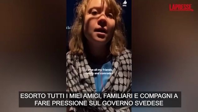 Israele abborda nave con aiuti, a bordo Greta Thunberg: il suo video